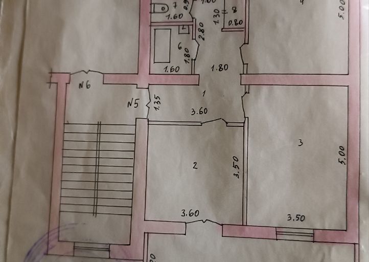3-комн. квартира, 77 м², 4/4 этаж