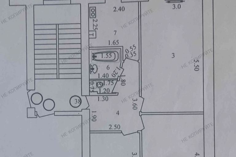 3-комн. квартира, 59 м², 5/5 этаж