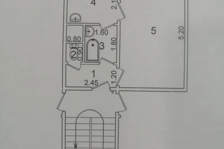 Сотувда 1 хонали квартира, 38 м²
