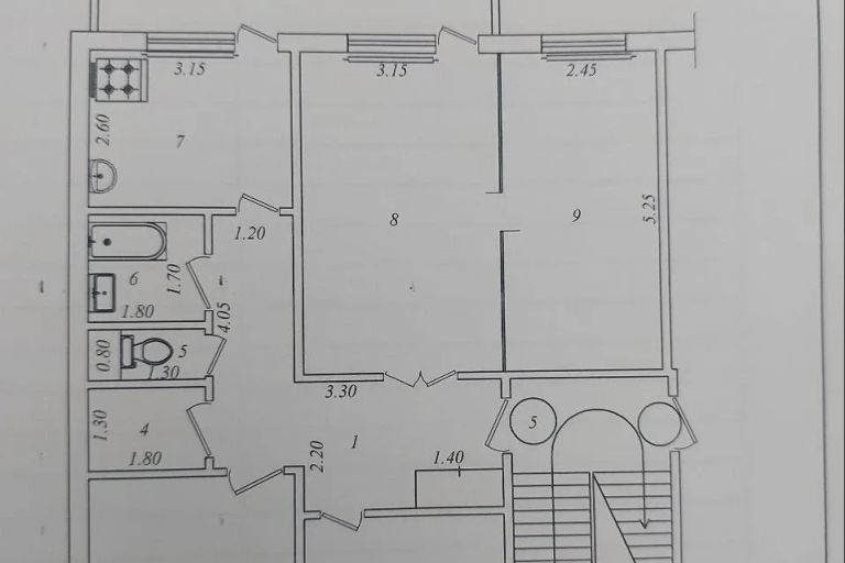 4+-комн. квартира, 90 м², 3/5 этаж