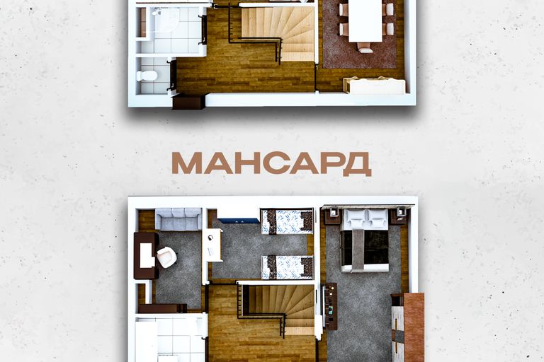 4+-хонали, 104 м², 5/5 қават