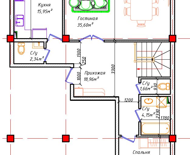 Сотувда 6+ хонали квартира, 200 м²