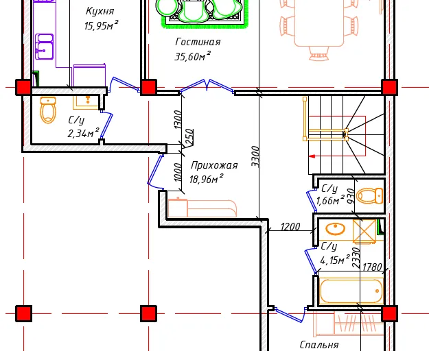 Сотувда 6+ хонали квартира, 200 м²