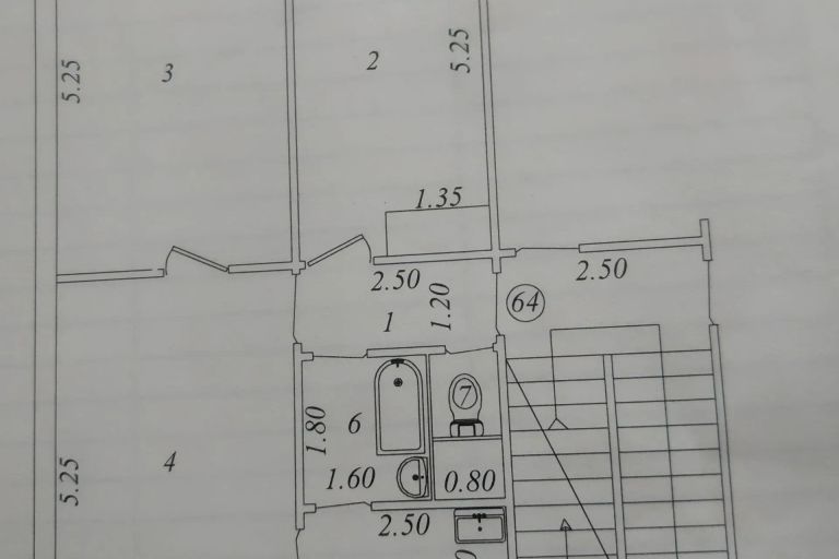 3-комн. квартира, 67 м², 2/4 этаж