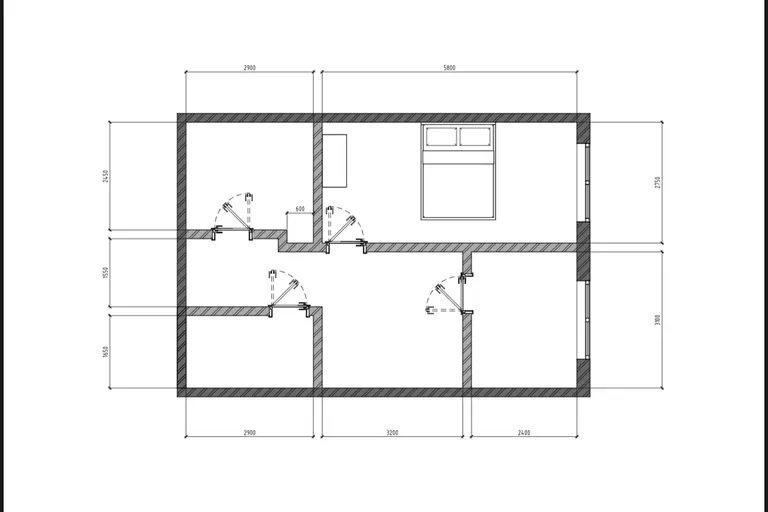 Сотувда 2 хонали квартира, 54 м²