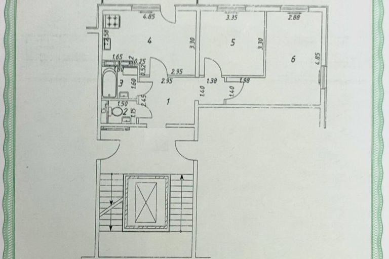 2-комн. квартира, 65 м², 8/9 этаж