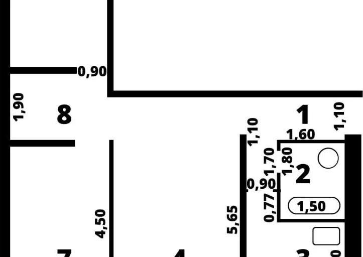 Сотувда 3 хонали квартира, 66 м²