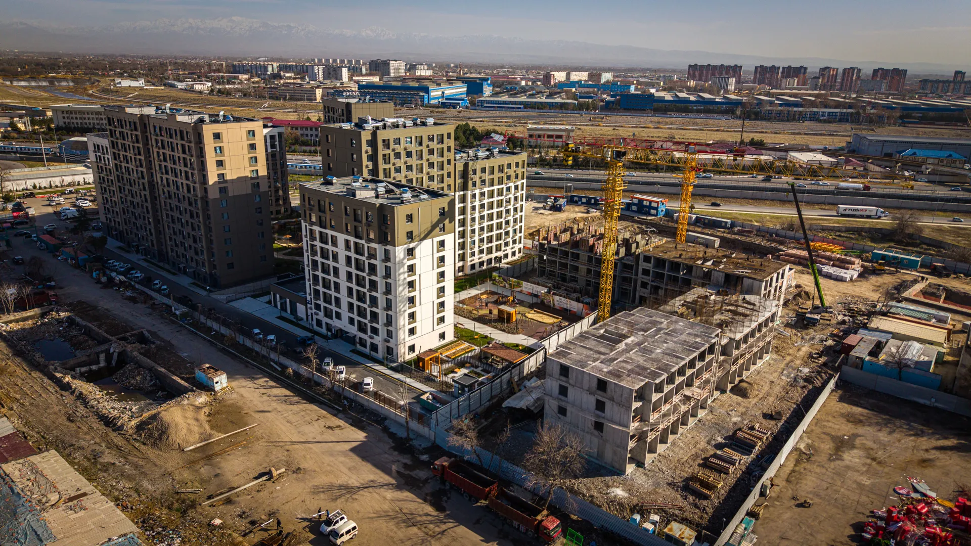 Ход строительства