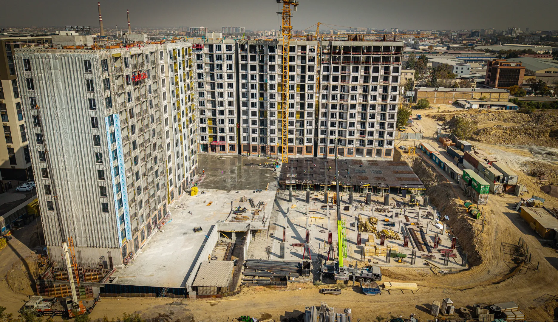 Ход строительства