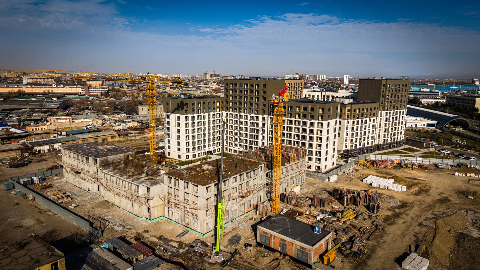 Ход строительства